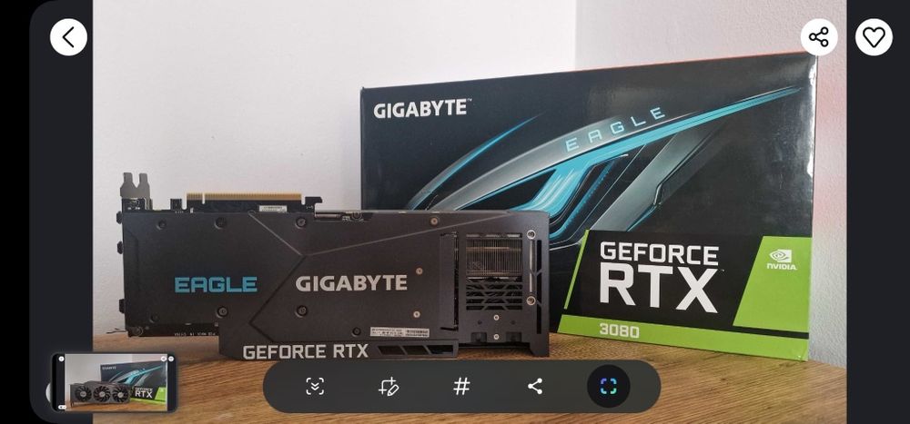 Placa video Gigabyte GeForce RTX 3080 EAGLE OC