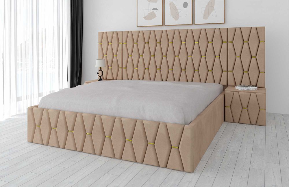 Paturi Tapitate Ieftine Gri Maro Verde Alb Negru Turcoaz Bej J8