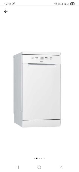 Masina de spalat vase Whirlpool WSFE 2B19, 10 seturi, 45 cm, Alb