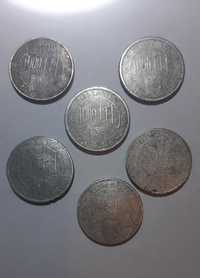 6 monede vechi 1000 lei de colecționat