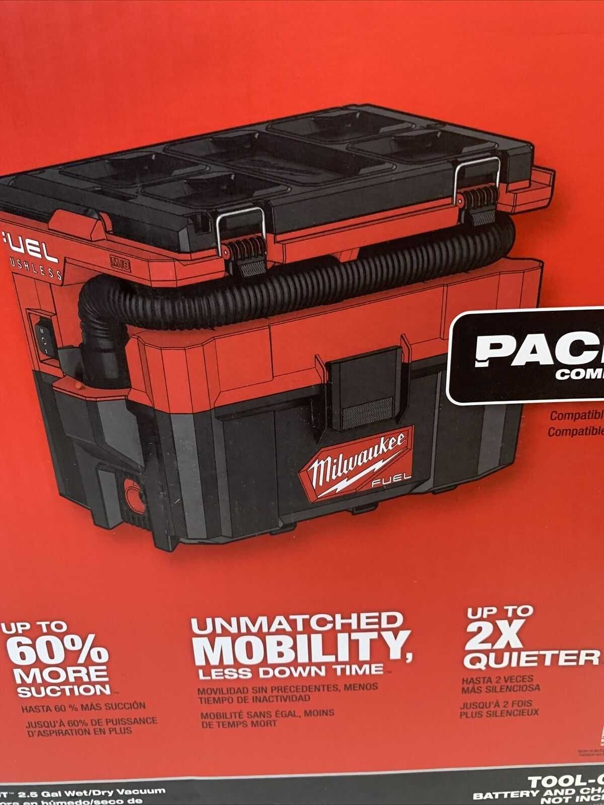 Milwaukee M18FPOVCL 0970 aspirator Packout 18v - fuel