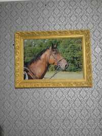 Картина лошади голова