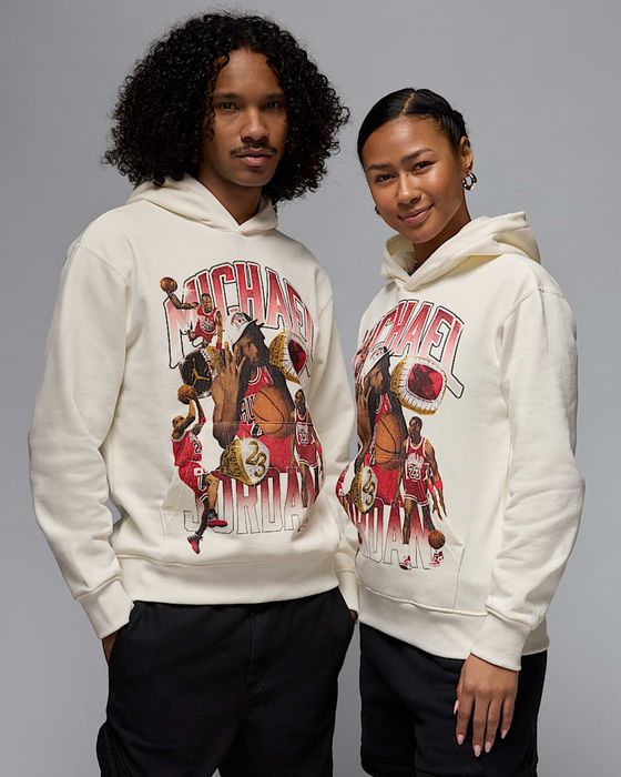 Bluza Jordan Flight Fleece Graphic Pullover Hoodie Originala (M; L)