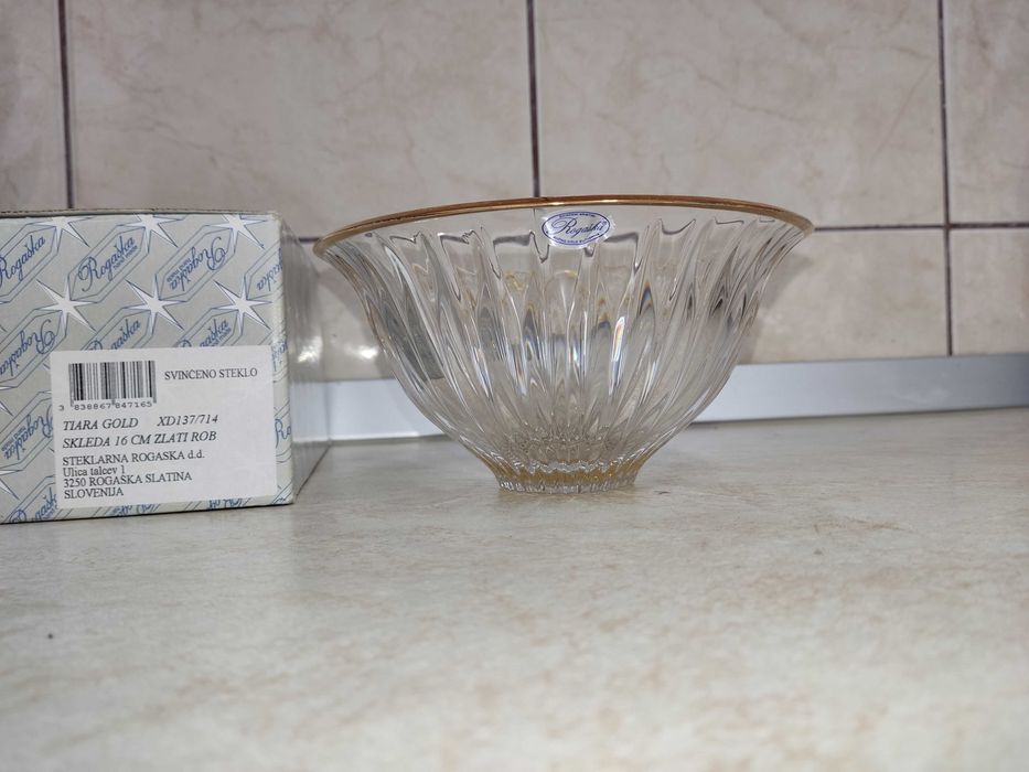 Bol cristal Rogaska  gold