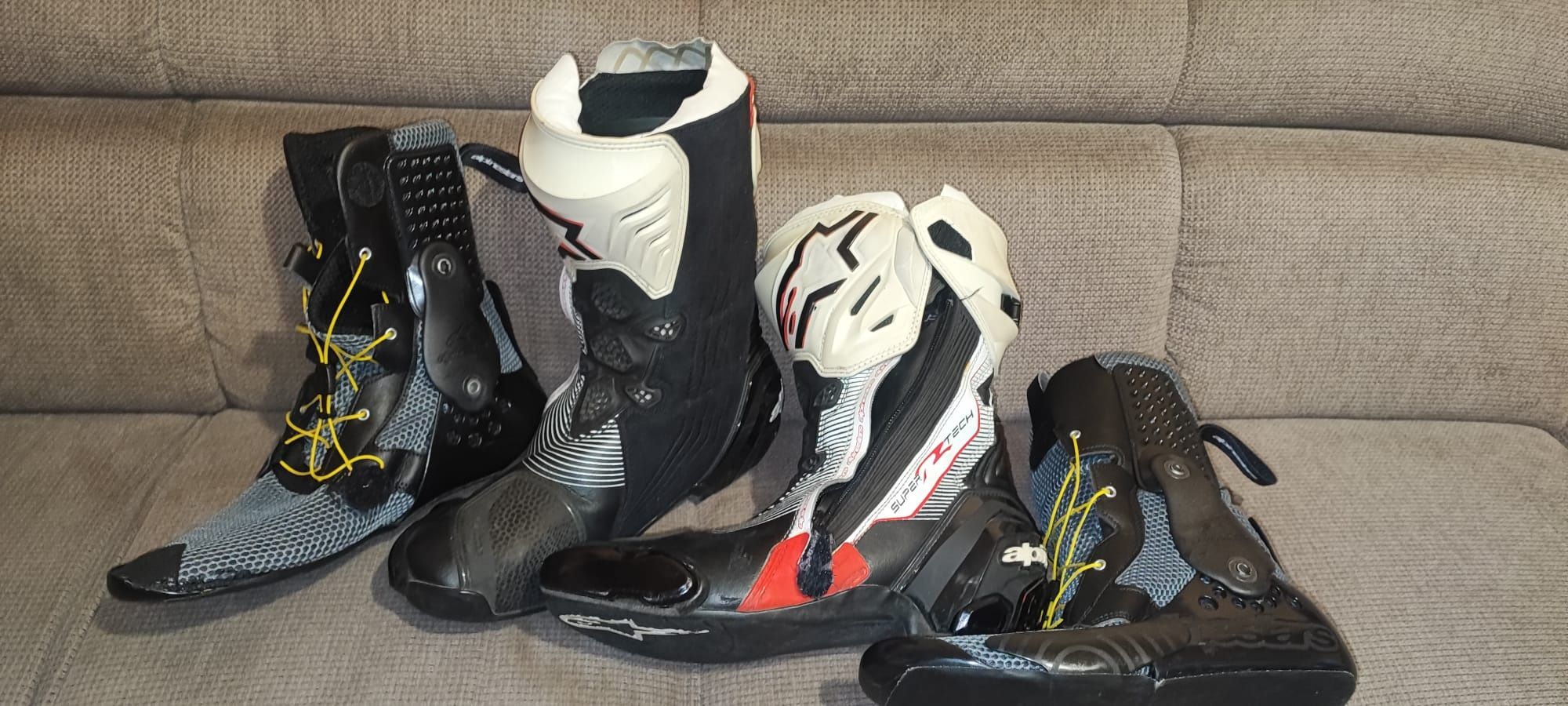 Vand cizme moto Alpinestars Supertech 41/42