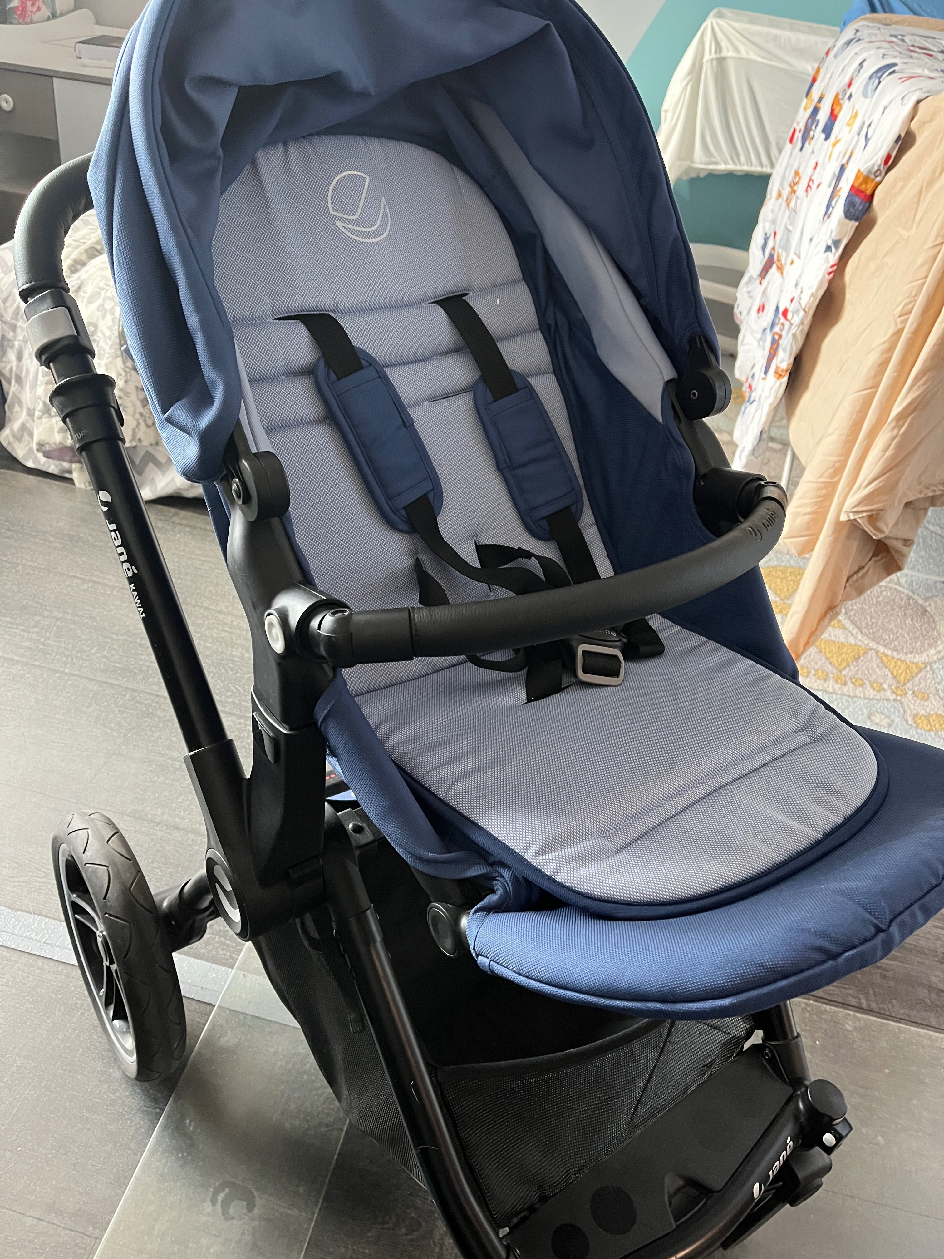 Бебешка количка JANE KAWAI Micro 3 в 1 Lazuli Blue