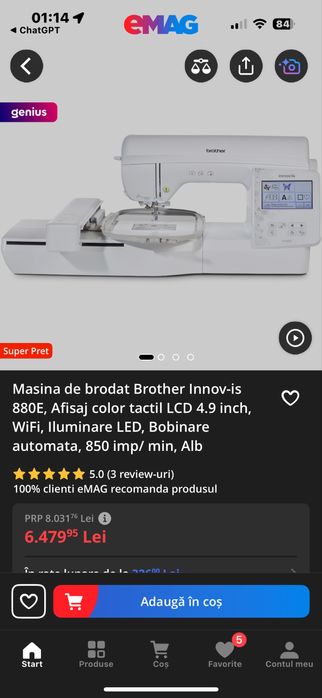 Masina de brodat