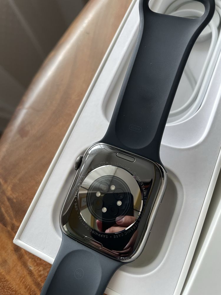Apple watch 7 45mm Stainless steel LTE