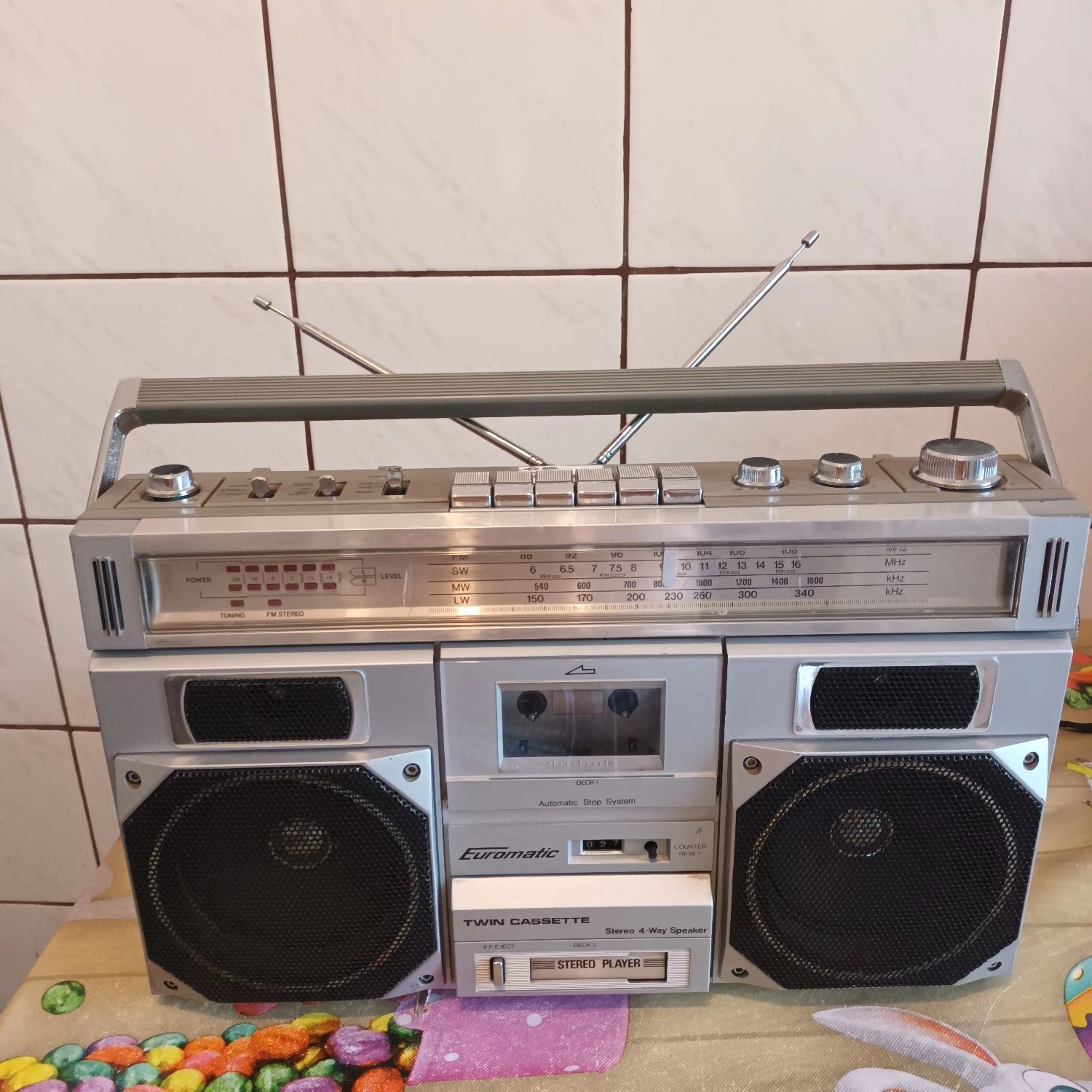 Radiocasetofon Grundig Euromatic Siemens