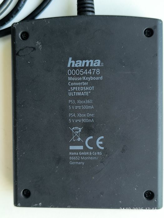 Конвертор Hama Speedshot Ultimate за клавиатура и мишка