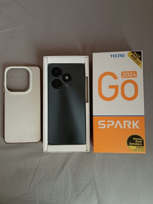 • Продам телефон TECNO SRARK GO 2024 64gb
• Каропка и оригинал зарияд