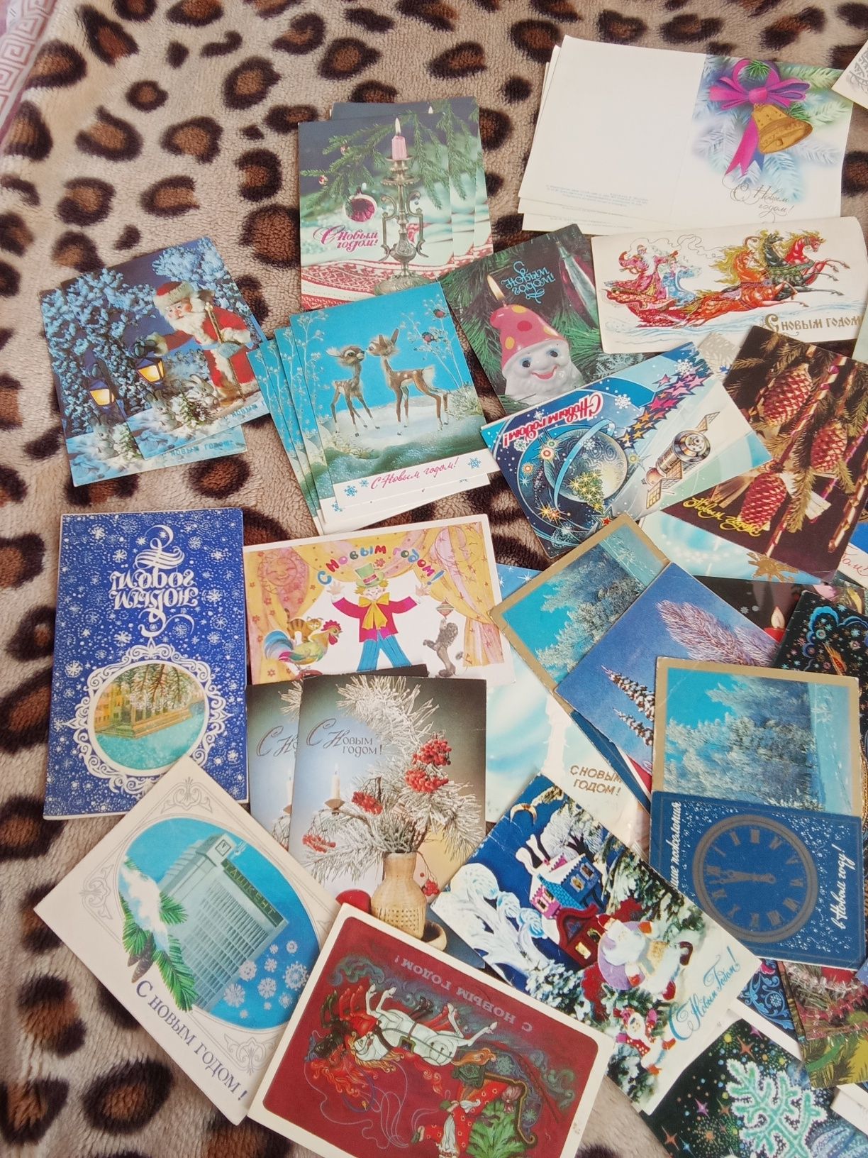 Открытки новогодние СССР