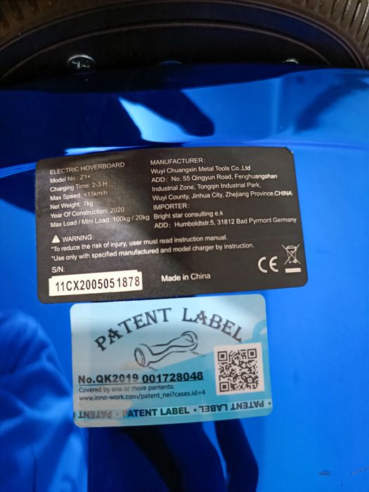 Hoverboard cu lumini