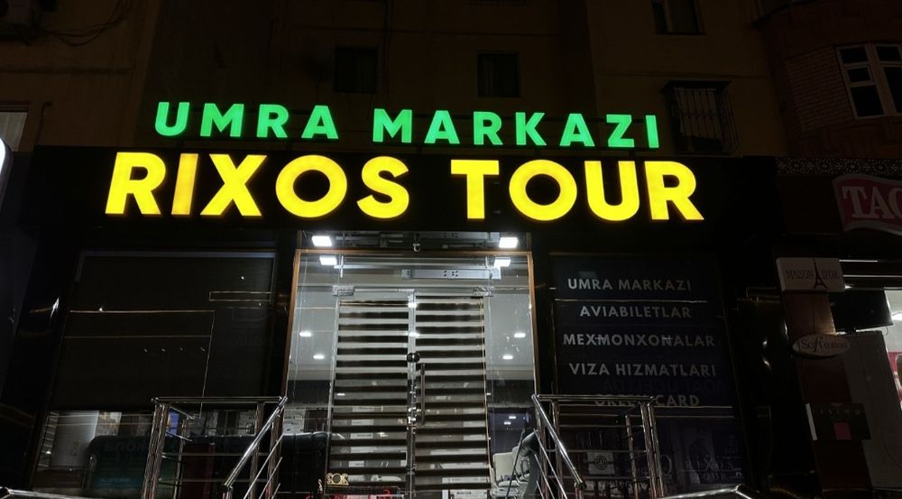 Reklama xizmati bukva. Baner