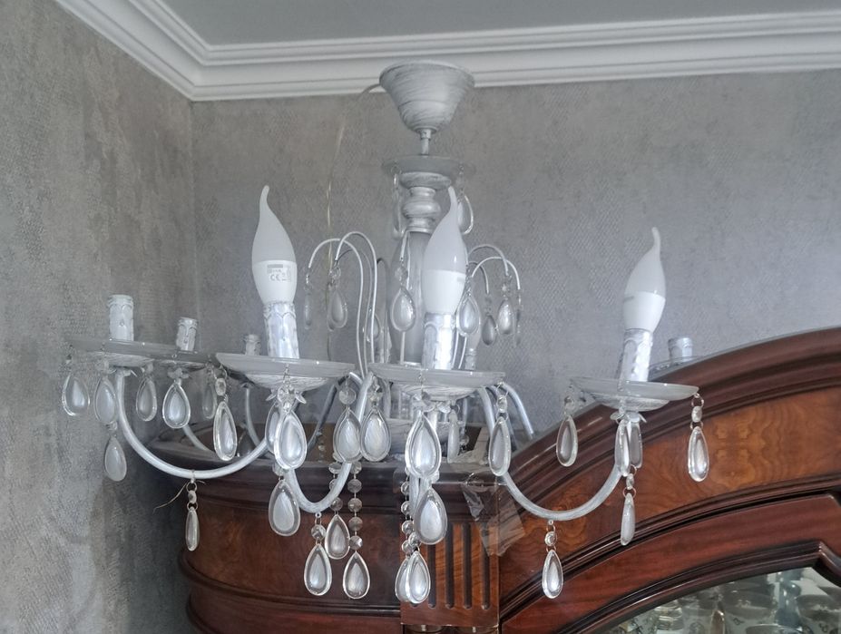 Люстра в гостиную, 10-ти рожковая