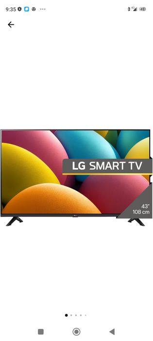 Televizor LG LED 43LR60006LA, 108 cm, Smart, Full HD, Clasa F