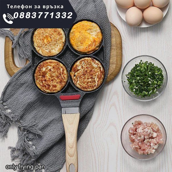 Тиган с незалепващо покритие с 4 отделни зони – FryingpanMBH
