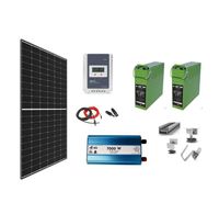 Sistem OFF-GRID complet 740W pe 24V  SINUS PUR 7000W 24V,