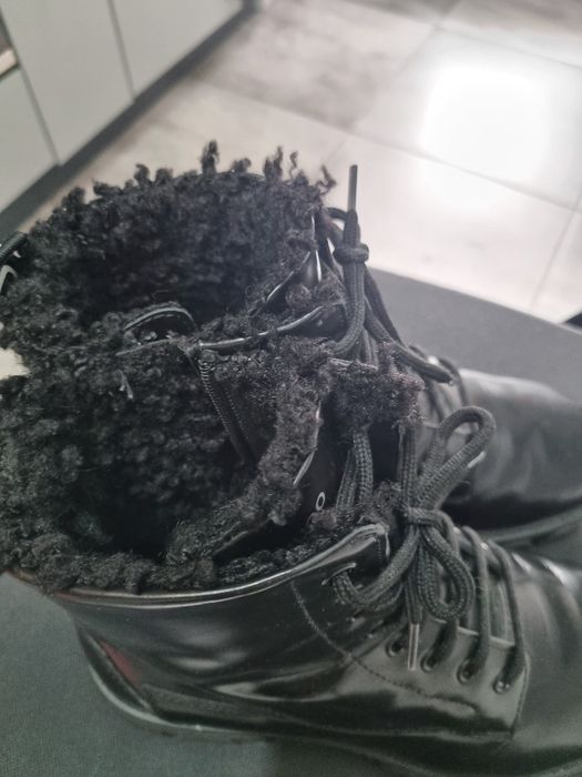 Ghete Hugo negre imblănite