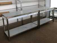 Mese de inox alimentar cu tabla de 1,5mm