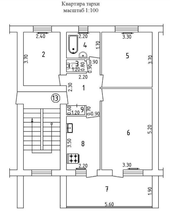 Геофизика 3/2/4 (77 серия) балкон 2*6