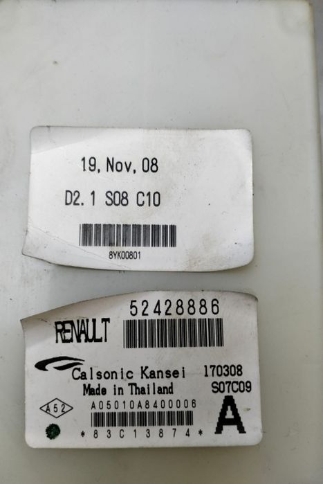 Calculator Clima  Modul confort 52435438 / 170308 / S07C09 Renault La
