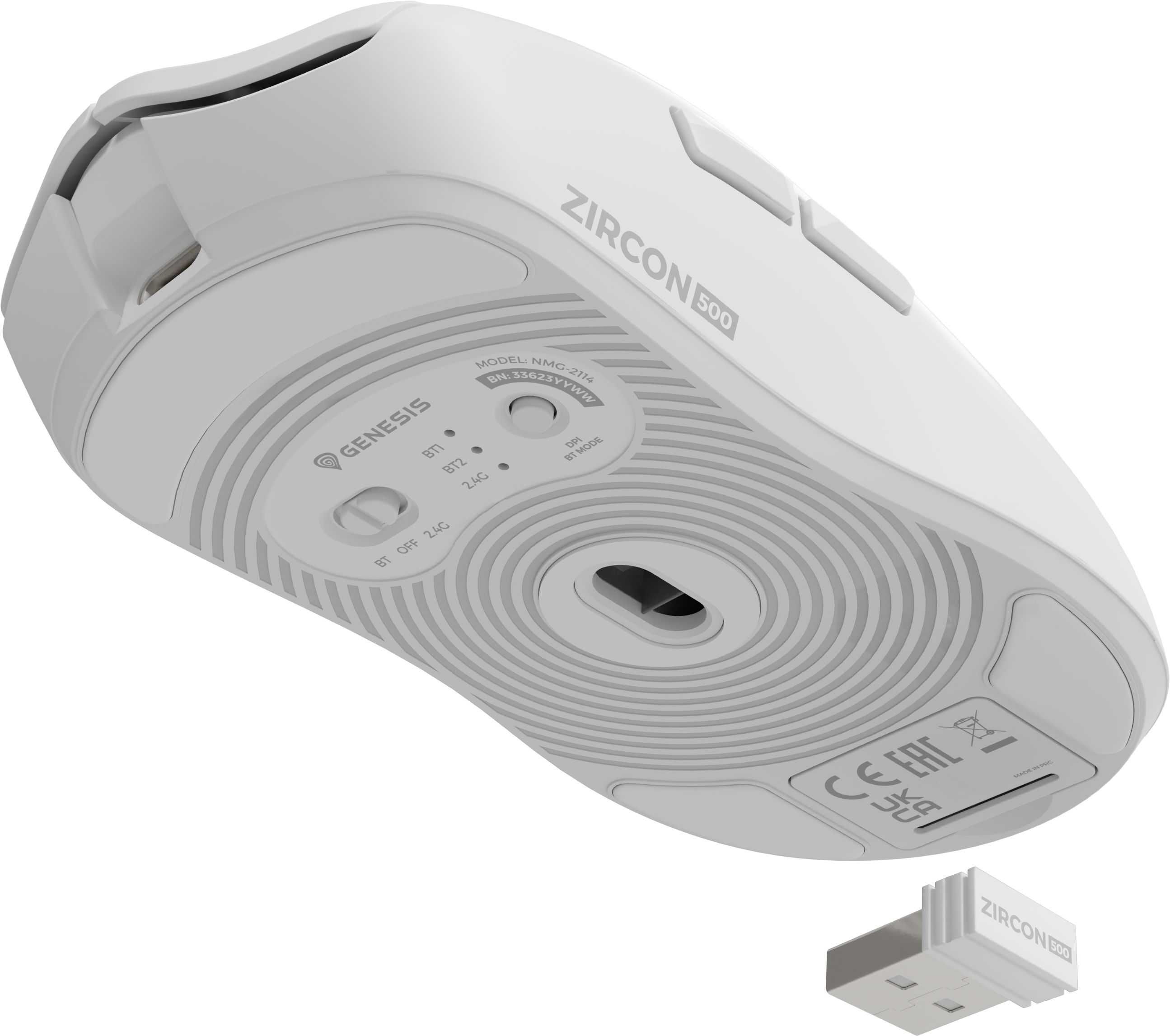 Безжична мишка Genesis Zircon 50 (налични в бял цвят)