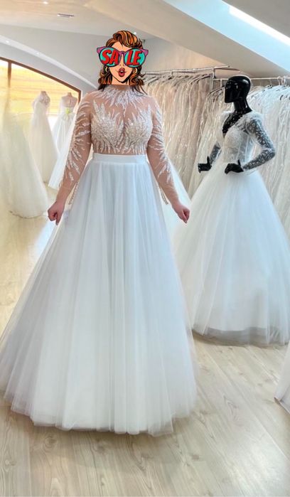 Rochie de mireasa cu sutien incorporat purtata doar 3 ore!!