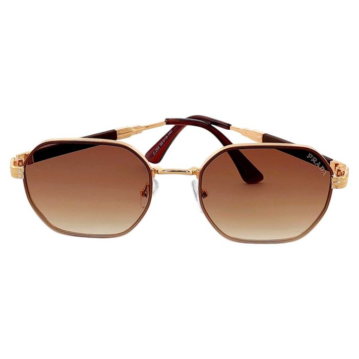 Prada2026 унисекс слънчеви очила ромбоидни стъкла и метална рамка