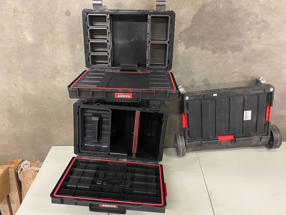 Комплект 2 бр. Куфар за инструменти за MULTIBOX + Основа на колела