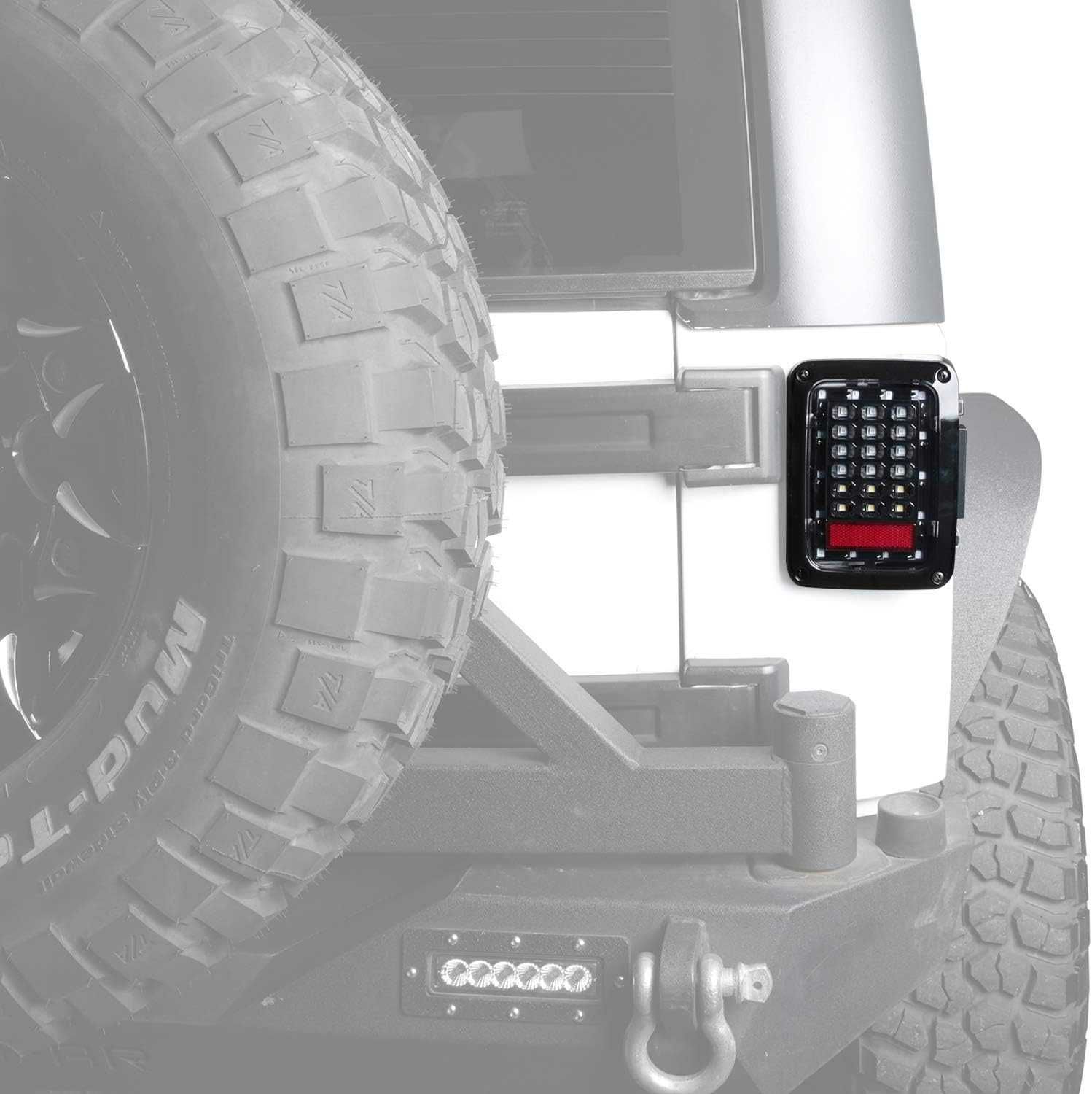 Stopuri spate full led Jeep Wrangler JK 2007-2018