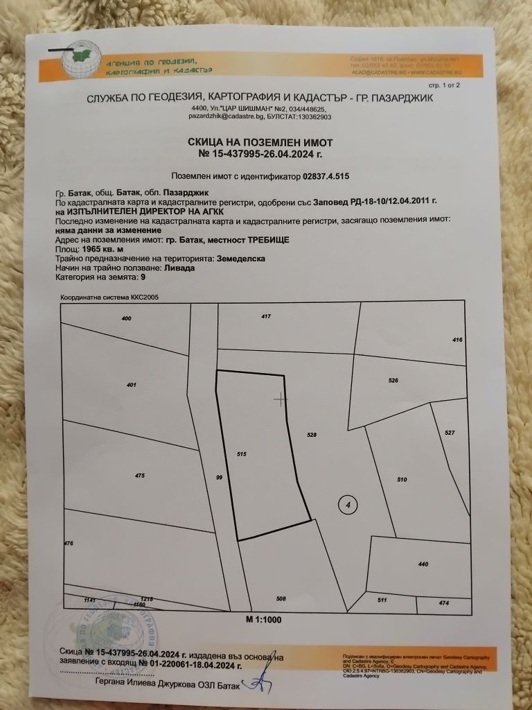 Земеделски имот Язовир Батак