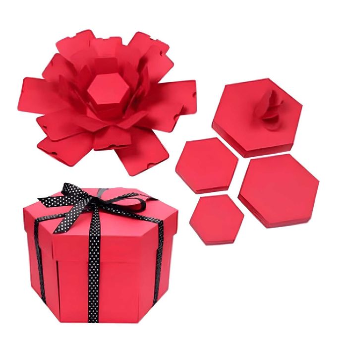 Cutie Hexagonala Personalizata Cu 24 de poze