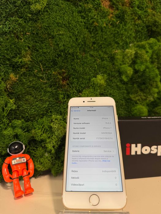 iPhone 7 Gold 32GB Baterie100% #1005