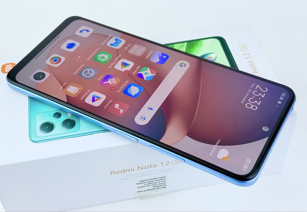 Xiaomi Redmi Note 12 5G 128GB 4RAM Ice Blue Перфектен! Гаранция!