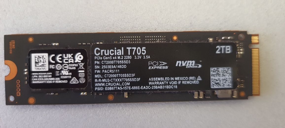 2TB SSD Crucial T705 - CT2000T705SSD3