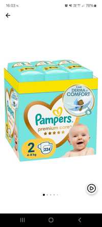 Памперси Pampers Premium Care