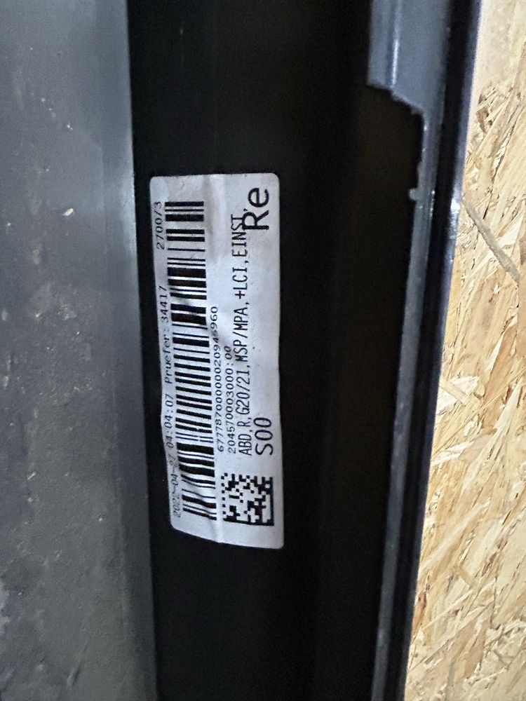Praguri bmw G20 G21 M sport paket 2019-2024