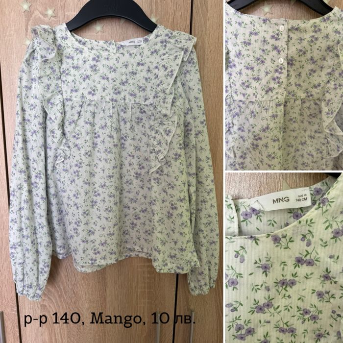 Рокля и блузи на Mango, р-ри 140-146