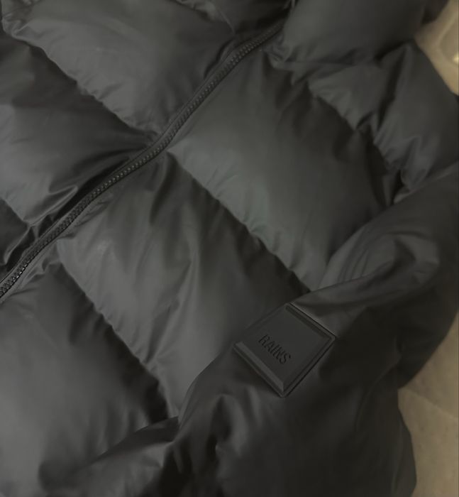 RAINS Alta Long Puffer Jacket Black Men мъжка парка