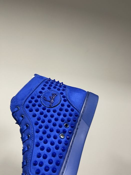 Christian Louboutin High Blue Spikes