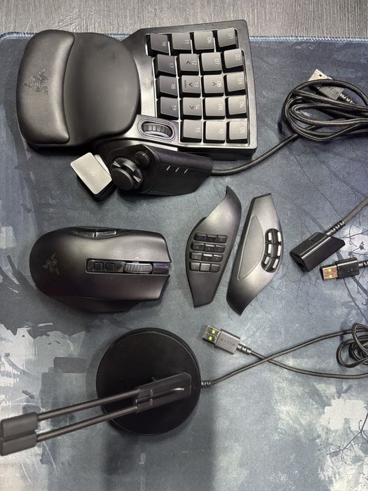 Комплект razer, naga pro, tartarus v2, bungee chroma
