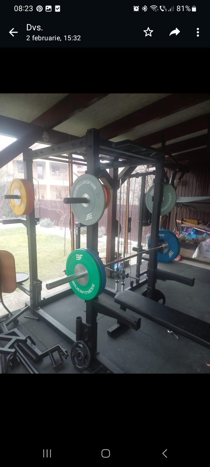 Statie rack half rack cadru antrenament funcțional