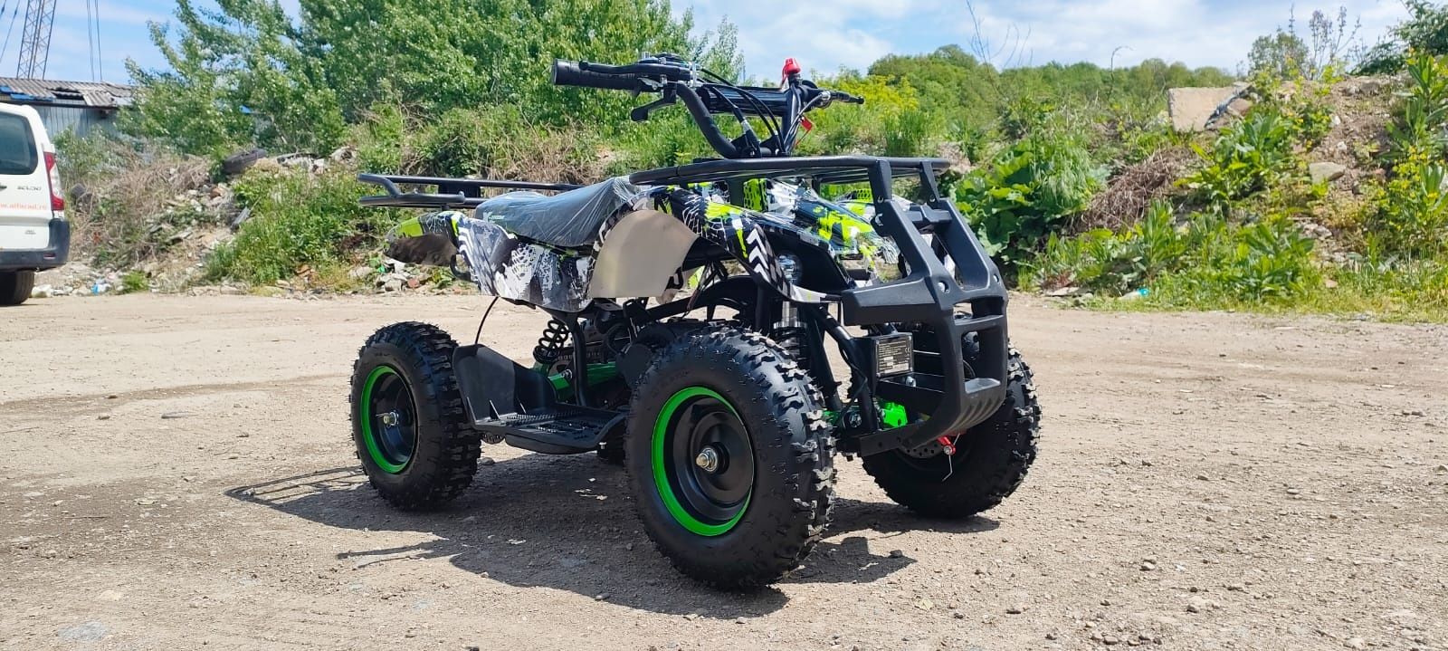 Mini Atv Quad adus din Germania pentru copii cu motor pe benzina NOU