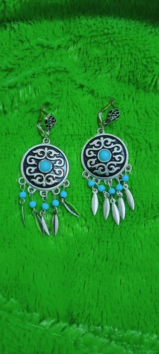 Серьги в казахском стиле