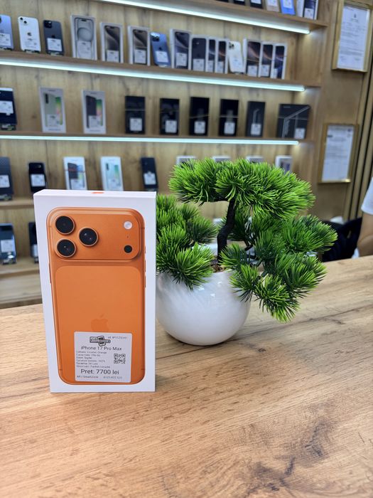 iPhone 17 Pro Max Orange 256Gb - Nou - Sigilat - Garantie 24 luni