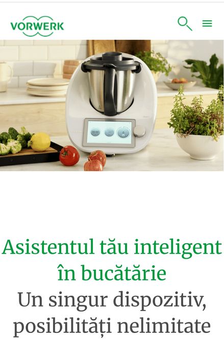 Vând robot bucătărie Thermomix TM 6 NOU!!