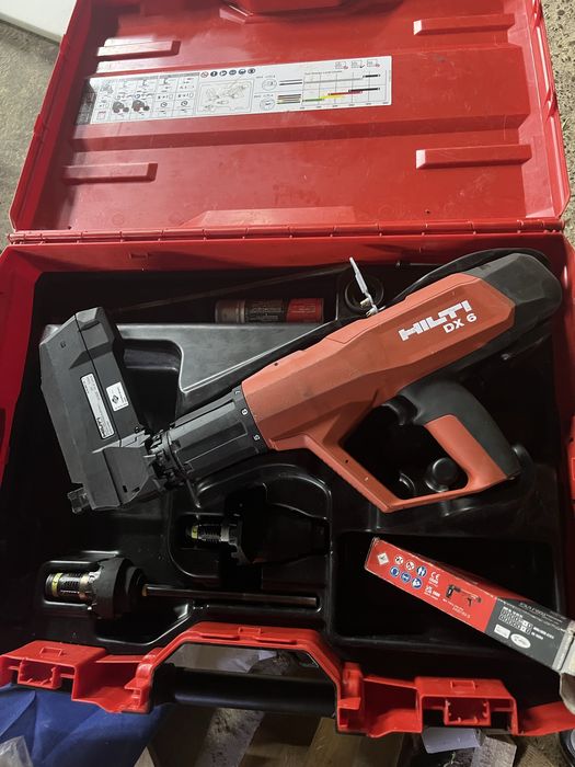 Hilti dx 6 kit cuie beton,fier