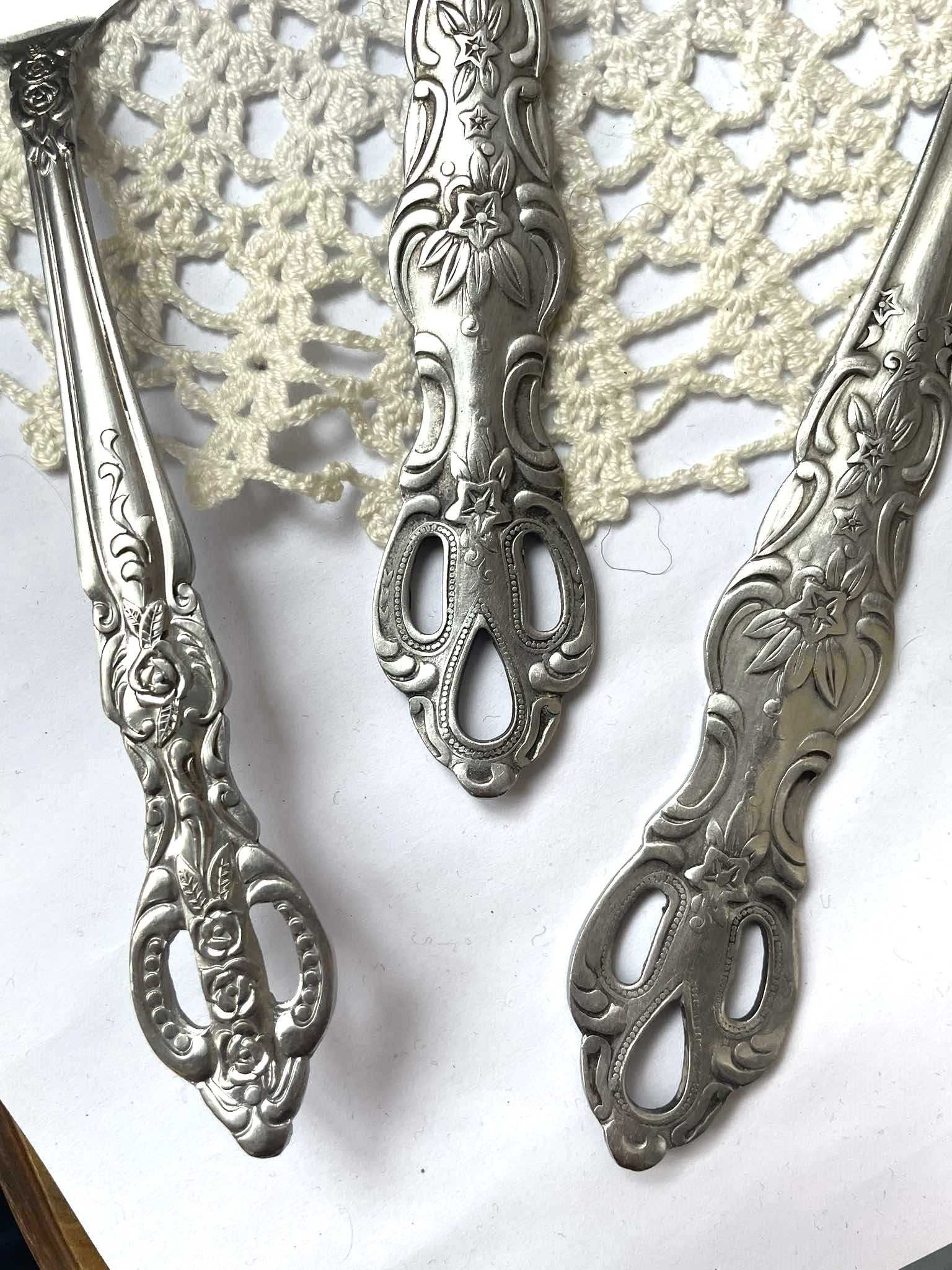 Красиви прибори за сервиране от Германия с маркировки, 3 бр