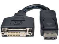 DisplayPort(DP) към DVI (ДВИ) преход адаптер за видео карта монитор